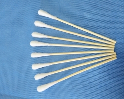 Disposable medical cotton swab